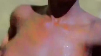 Sexy blonde on feels