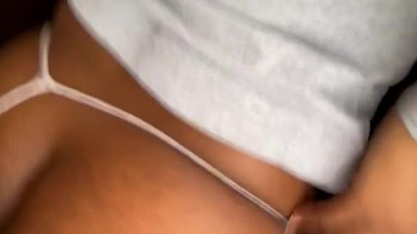 Panties to the side