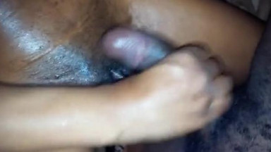 he tried to hold cum